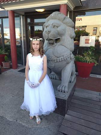 robe communion blanche